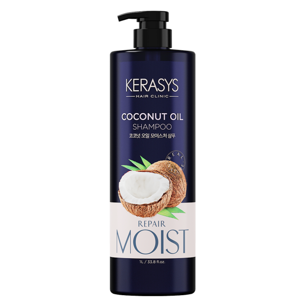 Shampoo 1L Coconut Oil – Cabelos Secos Danificados e Sem Brilho