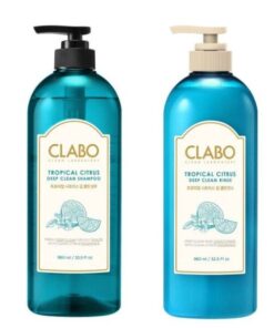 CLABO – Kit Tropical Citrus Deep Clean (Shampoo 960ml + Condicionador 960ml)