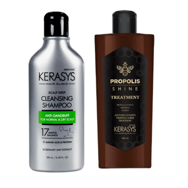 Duo Detox & Shine (Shampoo Deep Cleansing 180ml + Propolis Shine Tratamento 180ml)