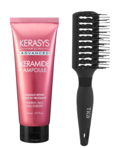 Keramide Damage Repair Leave-in 230ml + Grátis Escova Profissional Bed Head
