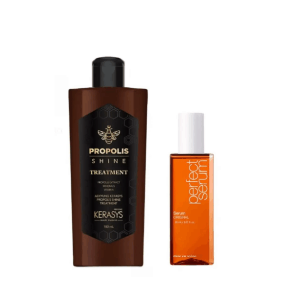 Mise-en-Scène – Duo Tratamento Propolis Shine 180ml + Perfect Serum 30ml