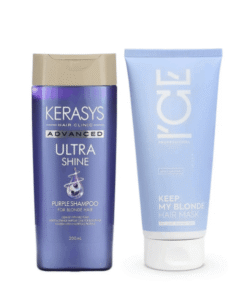 I’ce – Duo Loiras – Advanced Ultra Shine – Purple Shampoo 200ml + Keep My Blonde Máscara 200ml