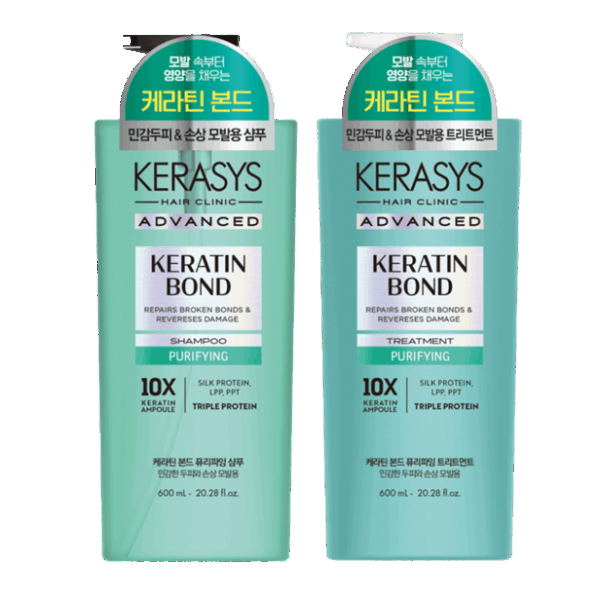 Keratin Bond Purifying Kit (Shampoo 600ml e Tratamento 600ml)