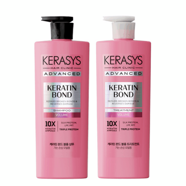 Keratin Bond Volume Kit (Shampoo 600ml e Tratamento 600ml)