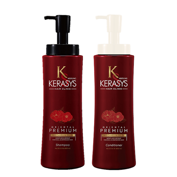 Kit Oriental Premium Red Camellia Oil EX Duo Pro (Shampoo 600ml + Condicionador 600ml)