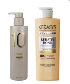 Mise en Scène – Shampoo for Extremely Damaged Hair 500ml + Keratin Bond Deep Repair Treatment 600ml