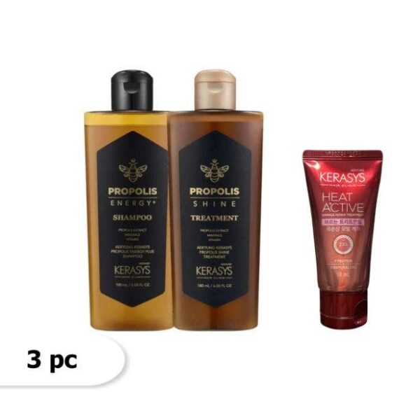 Trio Propolis Shine (Sh180ml + Cd180ml) + Heat Active 50ml - Imagem 2